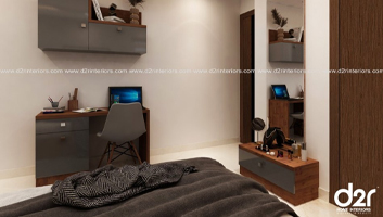 straight modular kitchen designs kochi